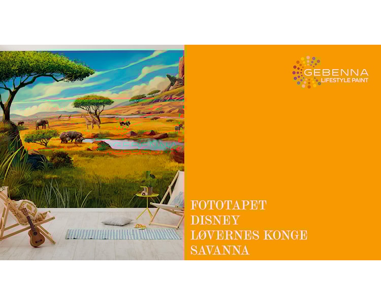Fototapet Disney Løvernes Konge Savanna